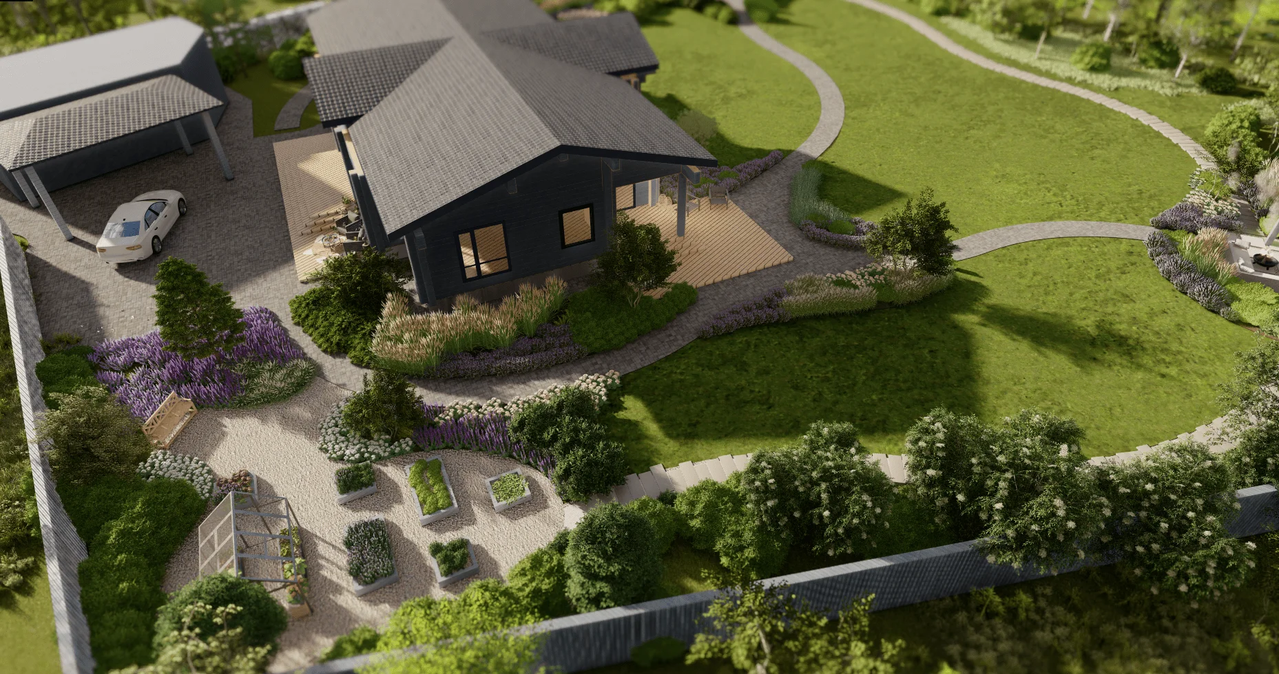 Мелкие детали благоустройства и озеленения